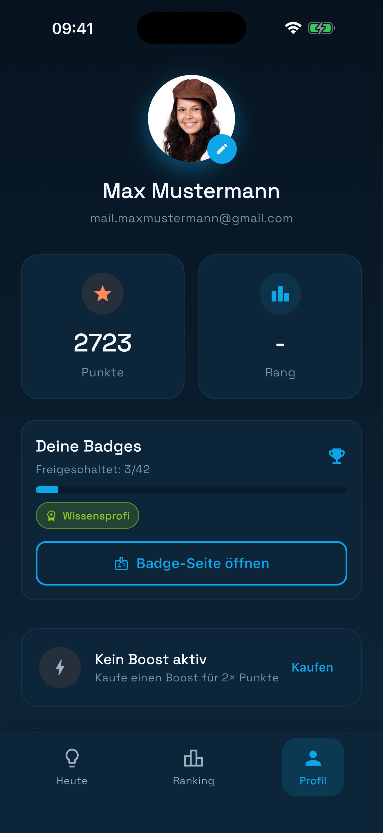 DoFoget Profilansicht